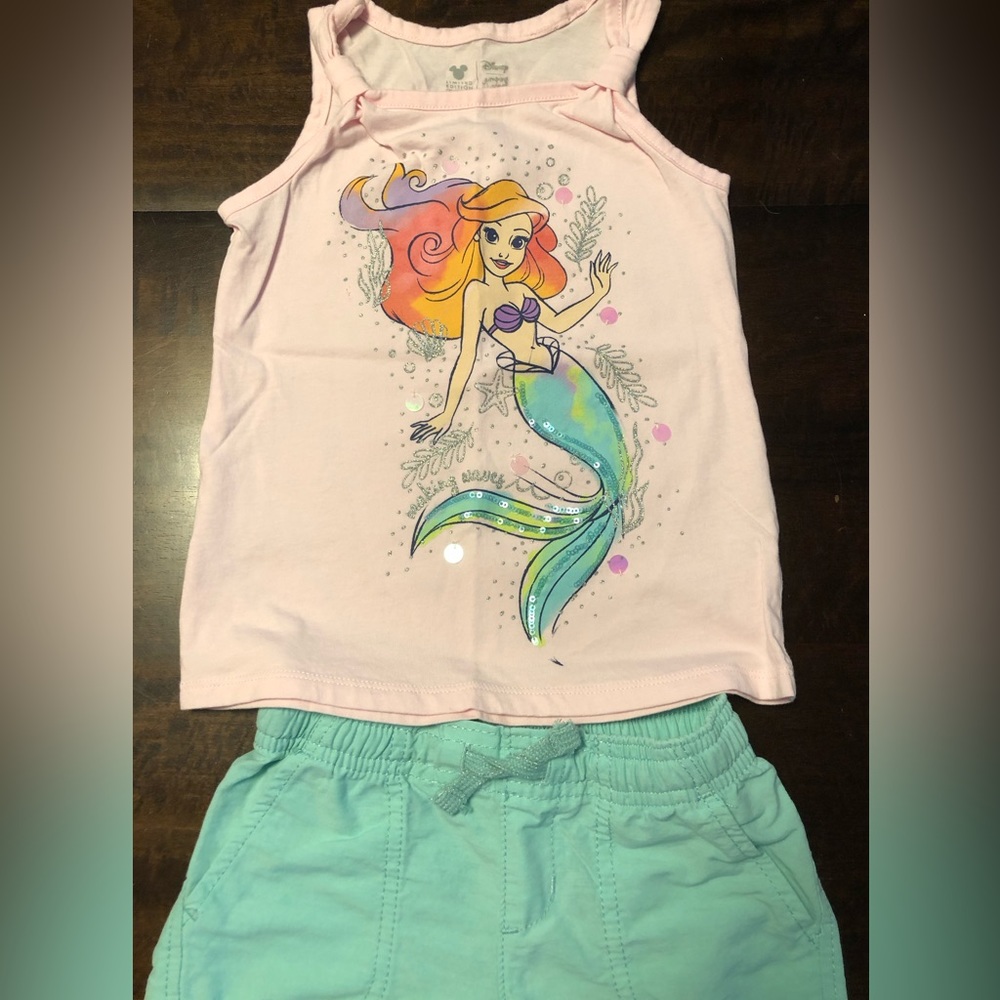 Ariel tank top and matching shorts